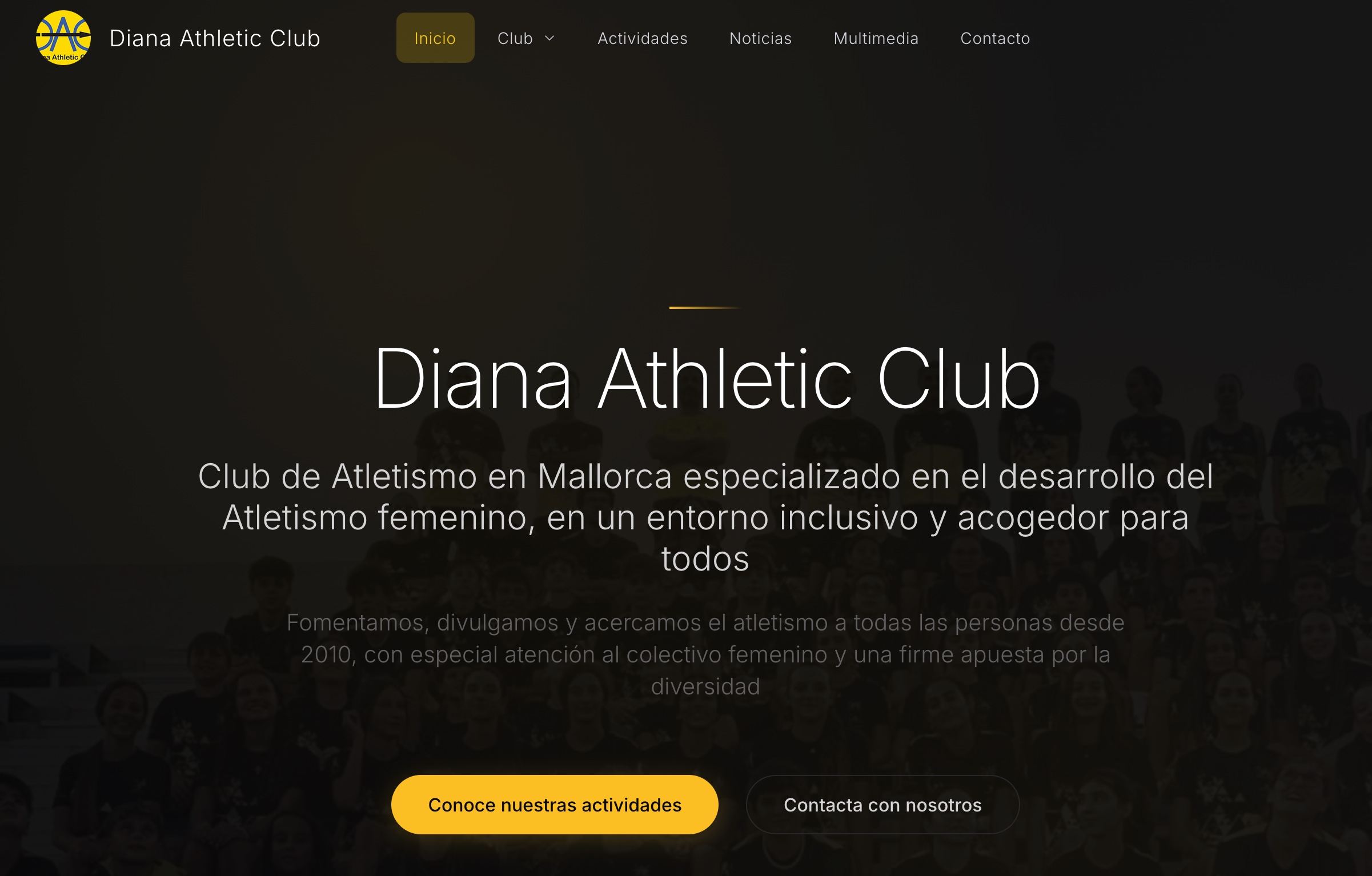 Diana Athletic Club Website